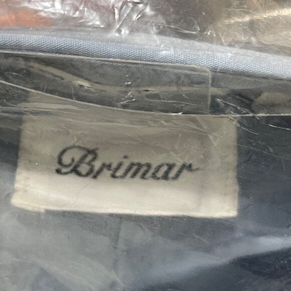 2 Brimar Men's Work Shirts Uniform Tan Blue Size 16 (READ) - Picture 7 of 9